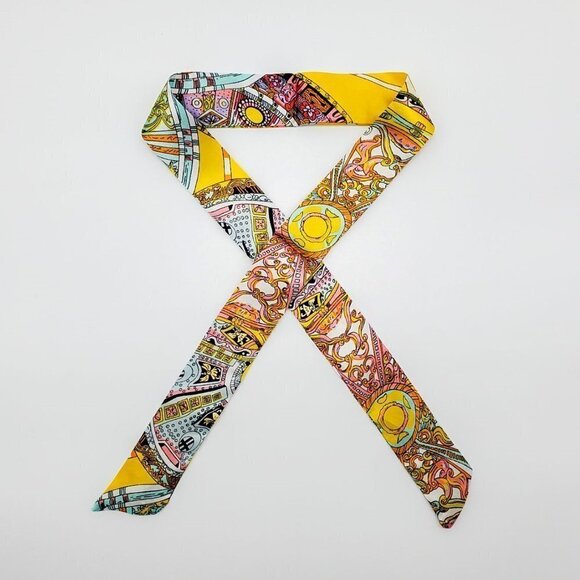 Skinny Scarf | Hand Bag, Neck Scarf (2 pieces) - Color Set #19 / Brand NEW - Picture 6 of 7